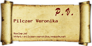 Pilczer Veronika névjegykártya